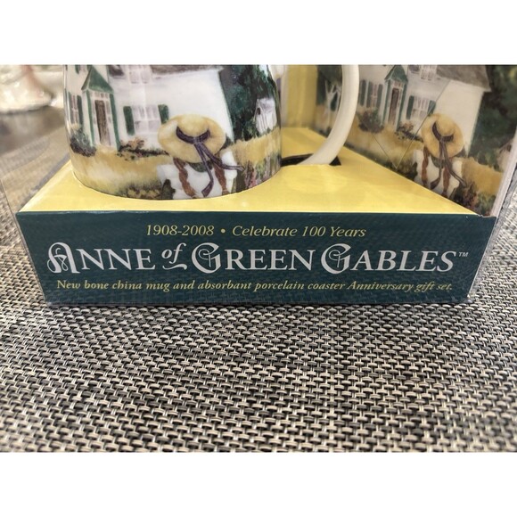 Anne Of Green Gables Mug Set Rare  2008 New In Box Montgomery Avonlea Bone China - Picture 12 of 12